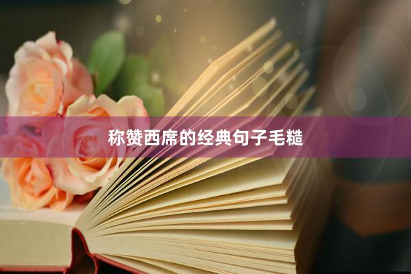 称赞西席的经典句子毛糙